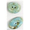 Image 2 : 5 Turquoise Cabochon Buttons