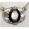 Image 2 : Navajo Sterling Mother of Pearl Necklace