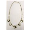Image 3 : Navajo Sterling Mother of Pearl Necklace
