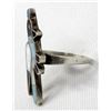 Image 2 : Native American Zuni Sterling Inlay Quail Ring