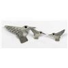 Image 1 : J.J. Pewter Hummingbird Pin & Clip-On Earrings
