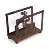 Image 2 : Copperized Metal Moose Letter Holder