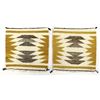 Image 1 : Pair of Native American Navajo Sampler Rugs