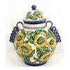 Image 1 : Beautiful T. Vazquez Mexican Lidded Pottery Jar