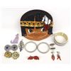 Image 1 : Misc. Southwestern Jewelry and Ceramic Tray