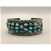 Image 1 : Vintage Turquoise and Sterling Silver Bracelet