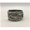 Image 2 : Vintage Turquoise and Sterling Silver Bracelet