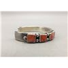 Image 2 : Sterling Silver and Spiny Oyster Bracelet