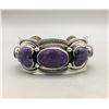 Image 1 : Charoite Bracelet by Wilson Begay