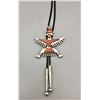 Image 3 : Coral Inlay Knifewing Bolo