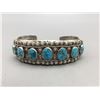 Image 1 : Vintage Seven Stone Turquoise Bracelet