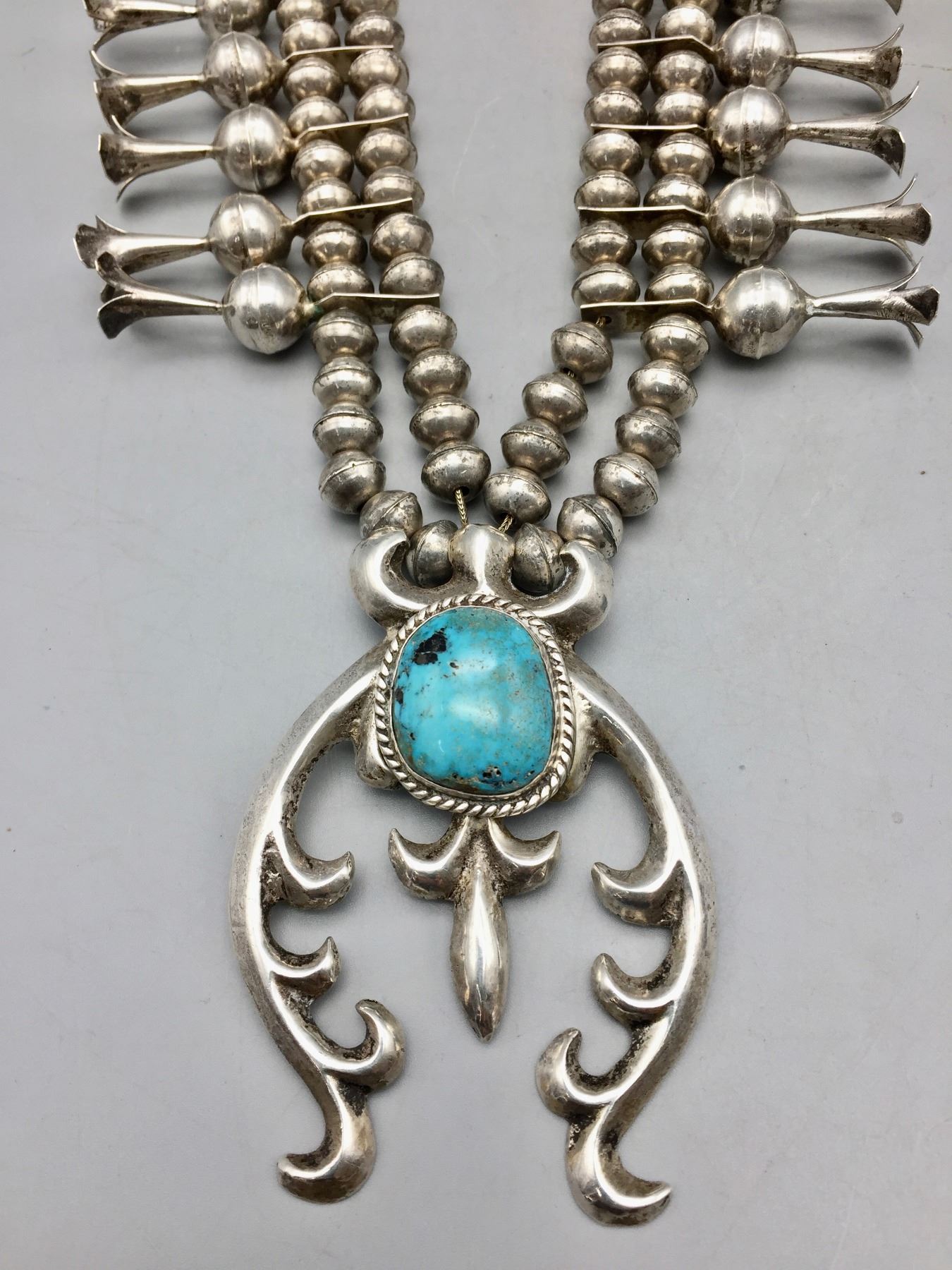 Vintage Squash Blossom Necklace
