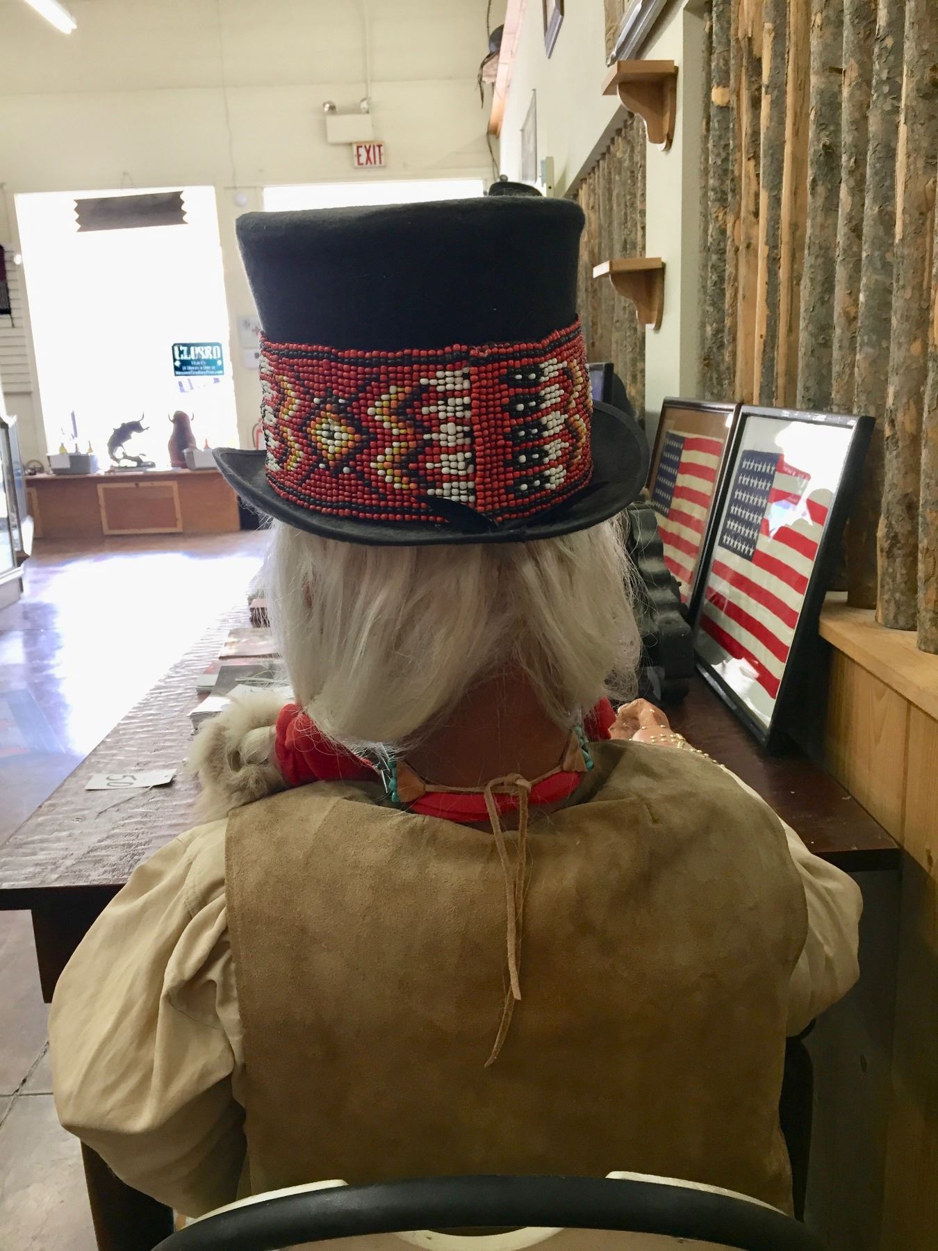 Vintage Indian Mannequin Figure-Male