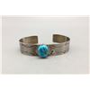Image 1 : Vintage Sterling Silver and Turquoise Bracelet