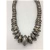 Image 1 : Coin Silver Bead Necklace
