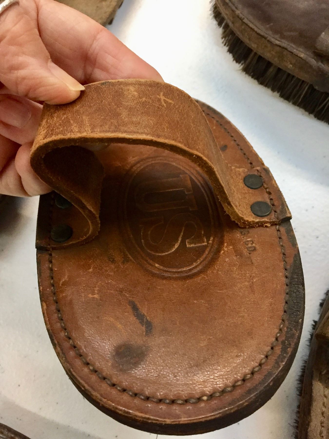 Numerous Antique U.S. Marked Horse Brushes