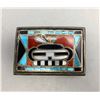 Image 2 : Vintage Zuni Inlay Belt Buckle