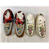 Image 1 : Two Pair Beaded Moccasins