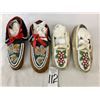 Image 7 : Two Pair Beaded Moccasins