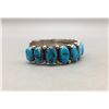 Image 2 : Vintage 16 Stone Turquoise Bracelet