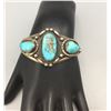 Image 8 : Vintage Three Stone Turquoise Bracelet