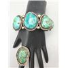 Image 1 : Vintage Turquoise Bracelet and Ring