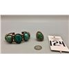 Image 8 : Vintage Turquoise Bracelet and Ring