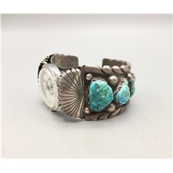 Vintage Turquoise Watch Bracelet