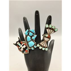 Three Zuni Rings