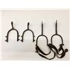 Image 7 : Two Pair Unique, Antique Spurs