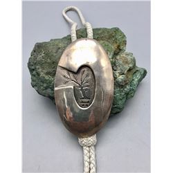 Vintage Sterling Silver Bolo with Custom Cord