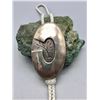 Image 1 : Vintage Sterling Silver Bolo with Custom Cord