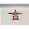 Image 5 : Large Spiny Oyster Cross Pendant