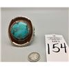 Image 8 : Large Stone Vintage Turquoise Bracelet