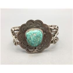 Turquoise and Sterling Silver Bracelet