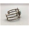 Image 2 : Turquoise and Sterling Silver Bracelet