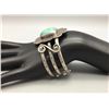 Image 8 : Turquoise and Sterling Silver Bracelet