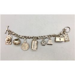 Sterling Silver Charm Bracelet
