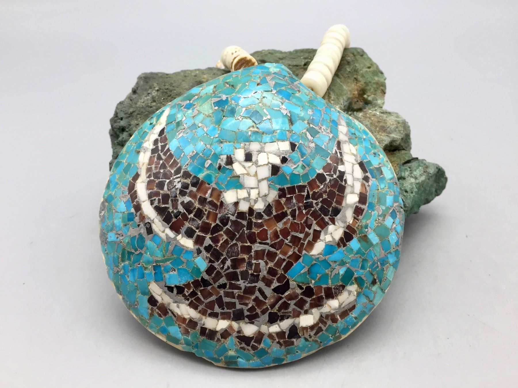 Vintage Pueblo Inlay Shell Necklace