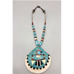 Vintage Pueblo Inlay Shell Necklace