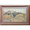Image 2 : Signed, Frank McCarthy Buffalo Hunters Print