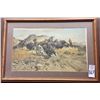 Image 8 : Signed, Frank McCarthy Buffalo Hunters Print