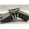 Image 8 : Zuni Needlepoint Turquoise Bracelet