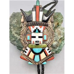 Large, Antelope Kachina, Zuni Inlay Bolo