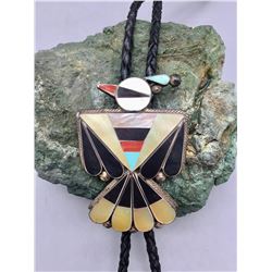 Vintage Zuni Inlay Bolo - Thunderbird