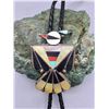 Image 1 : Vintage Zuni Inlay Bolo - Thunderbird