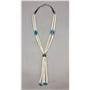 Image 2 : White Shell and Turquoise Necklace