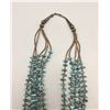 Image 8 : Fine, 4-Strand Heishi and Turquoise Necklace