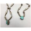 Image 1 : 2 Vintage Sterling Silver and Turquoise Necklaces