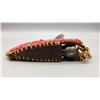 Image 6 : Vintage Hand Axe with Beaded Sheath